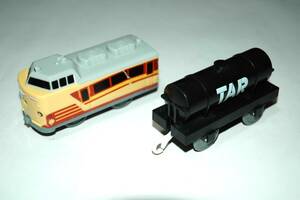 雷鳥/くろしお　タンク車　セット★電車　おもちゃ　マクドナルド　TOMY　トミー　TAR