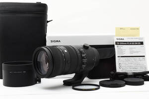 【ほぼ未使用】シグマ SIGMA 70-200mm F2.8 DG DN OS Sports ライカLマウント Leica L mount 箱 説明書 ケース