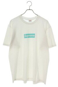 シュプリーム ティファニー 21AW Box Logo Tee サイズ:L ボックスロゴTシャツ 中古 HJ12