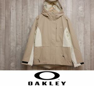 【新品:SALE】24 OAKLEY WMNS HEAVENLY RC JACKET - HUMUS/ARCTIC WHITE - Mサイズ 正規品 レディース スノーボード ウェア ジャケット