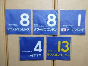 JRA　来場ポイントキャンペーン　オリジナル馬名クリーナクロス　５枚セット