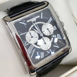 稼働 箱付き / FREDERIQUE CONSTANT フレデリックコンスタント FC292X4C26 ジュネーブ クロノグラフ クォーツ 腕時計