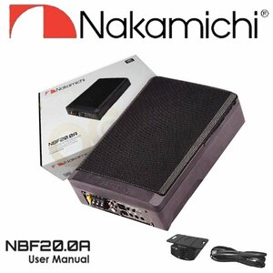 ■USA Audio■ナカミチ Nakamichi NBF20.0A 20cm ●アンプ内蔵●薄型●アルミ材質●Max.650W●保証付●税込