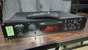 中古　TASCAM MD-301MKⅡ　タスカムMDデッキ　リモコン付き　C