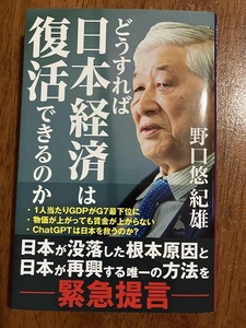 どうすれば日本経済は復活できるのか　　野口悠紀雄　定価９９０円（税込）　中古品