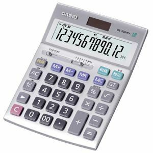 【新品】カシオ計算機 実務電卓検算 デスクタイプ12桁 シルバー DS-20WKA-N