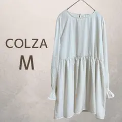 COLZA コルザ チュニック ホワイト ブラウス M 七分丈