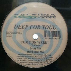 12inch レコード DEEP FOR YOUU / COME ON WERK!