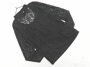 CECIL McBEE セシルマクビー レース ブラウス シャツ sizeM/黒 ■◇ ☆ ebc3 レディース