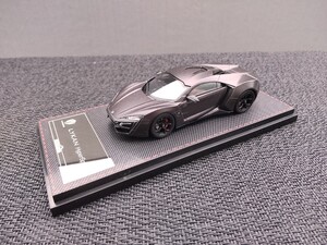 KENGFAI 1/43 W MOTORS ライカン ハイパースポーツ マットブラック（メタリック）