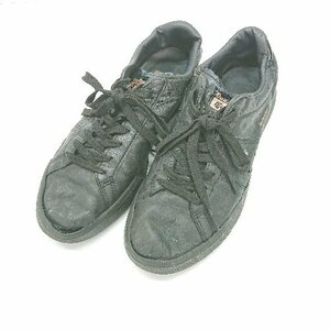 ◇ OnitsukaTiger オニツカタイガー 1183A568 ローカット スニーカー サイズ25.0 ブラック メンズ レディース E