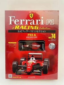 未開封 アシェット 公式フェラーリF1コレクション 1/43 vol.74 F93 A ジャン・アレジ 1993年 #27 Ferrari Jean Alesi ミニカー