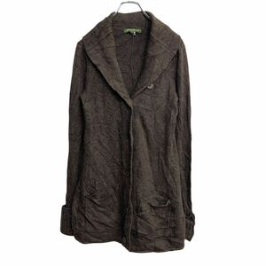 Eddie Bauer ロングニットカーディガン Sサイズ エディーバウアー レディース ブラウン 古着卸 アメリカ仕入 t2202-3845