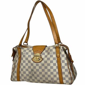 ルイ・ヴィトン Louis Vuitton ストレーザ PM ハンドバッグ トートバッグ トートバッグ ダミエアズール ホワイト N42220 レディース 中古