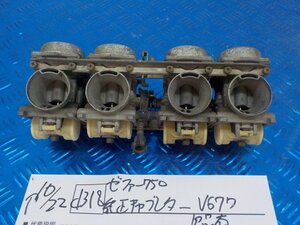 d318●○ゼファー750　純正キャブレター　V677　欠品有　6-10/22（こ）