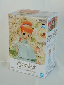 Q posket Disney Characters/flower style-Cinderella/通常カラー☆ディズニー シンデレラ☆プライズ景品 非売品～2022年10月 バンプレスト