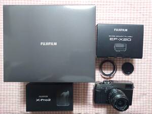 【元箱/付属品あり・メンテナンス済】 富士フィルム FUJIFILM X-Pro2 グラファイト エディション & 純正アクセサリー