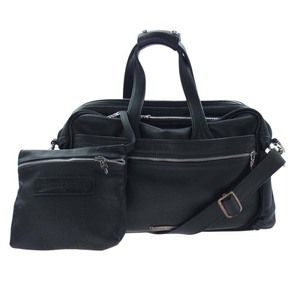 CHROME HEARTS （原本無） BAG-DIAPER ダイパーバッグ プレーン マザーズバック ポーチ付 2WAY ショルダー ボストンバッグ 【中古】