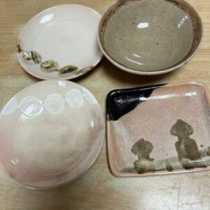 懐石 小皿 角皿 和食器 食器 貫入 京焼 銘々皿 陶器 都おどり