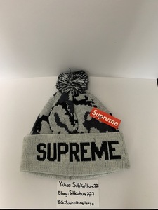 【新品】 Supreme　シュプリーム　SNOW CAMO Logo Beanie ビニ スノーキャモ 　帽子　F 希少