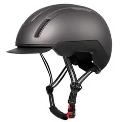 自転車 ヘルメット 大人 55-60cm Mサイズ 黒色　ブラック