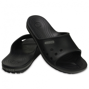 23cm クロックス（crocs） Crocband II Slide Black/Graphite クロックバンド 2.0 スライド ブラック/グラファイト M5W7 新品