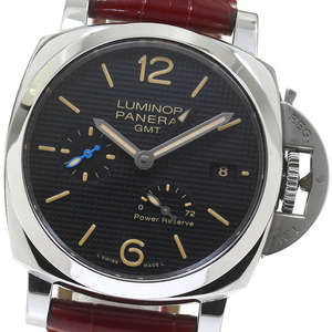 パネライ PANERAI PAM01537 ルミノール1950 3DAYS GMT パワーリザーブ 自動巻き メンズ _816507