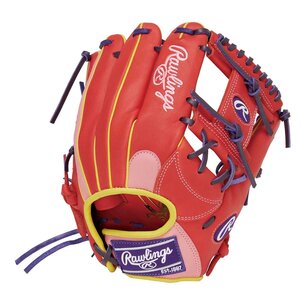 1699569-Rawlings/ソフトボールグローブ HOH DP COLORS R34 レディースフィット 内野/LH