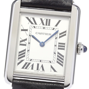 カルティエ CARTIER WSTA0030 タンクソロ SM クォーツ レディース _833810