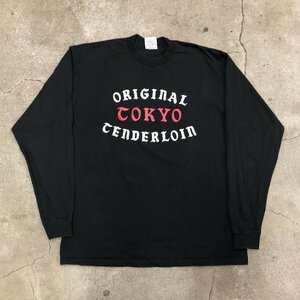 TENDERLOIN 本店限定 TEE L/S NEW BAD BLACK XL テンダーロイン ロンT ブラック