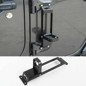 Car Side Door Hinge Foot Pedal Step Folding For Jeep Wrangler JL 2018-2023 ジープ　左右セット