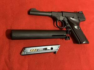 CAW？ ウッズマンスポーツ？　モデルガン　Colt Woodsman SPORTS サイレンサー　　　04GI15