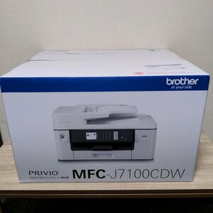 【新品未開封品・スターターインク付属・メーカー保証付】● ブラザー MFC-J7100CDW[A3ビジネスインクジェット複合機(FAX/ADF/自動両面)]●