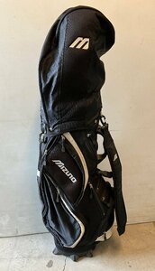 ★MIZUNO ミズノ ゴルフバック ゴルフボール ティー ゴルフクラブ 約10本 セット GOLF フードカバー 現状品 8.8kg★