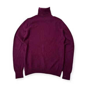 カシミヤ100%◆UNIQLO ユニクロ タートルネック 長袖 ニット セーター Lサイズ/パープル系/レディース