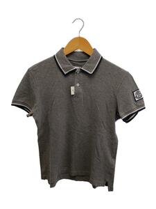 MONCLER◆MAGLIA POLO/ポロシャツ/XS/コットン/GRY/無地/131-391-83045-00