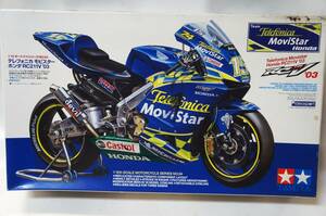 タミヤ 1/12 オートバイシリーズNO.94 テレフォニカ モビスター ホンダRC211V`03 / MOVISTAR / HRC