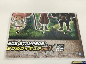 ワンピース ONE PIECE STAMPEDE ワールドコレクタブルフィギュアvol.1　販促品ポスターのみ　非売品