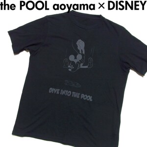 the POOL aoyama × Disney ミッキー Tシャツ S 黒 ブラック プール青山 藤原ヒロシ ディズニー