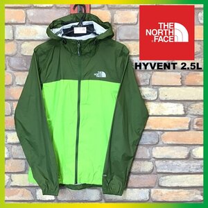 ME7-558★正規品★高機能★【THE NORTH FACE ザ・ノースフェイス】ハイベント 2.5L ナイロンジャケット【メンズ S】グリーン シームテープ