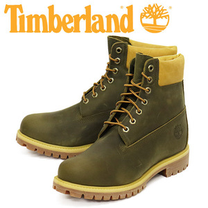 Timberland (ティンバーランド) A6291 6in PREM WP BT 6インチプレミアムウォータープルーフブーツ Olive TB461 US7.5-約25.5cm