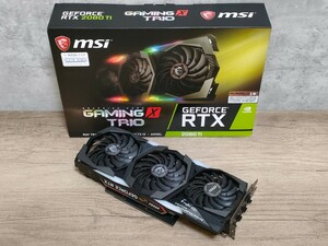 NVIDIA MSI GeForce RTX2080Ti 11GB GAMING X TRIO / MSI GRAPHICS CARD BOLSTER 【グラフィックボード+グラフィックボードガイド】