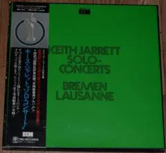 【ＬＰレコード】keith jarrett solo concerts　３枚組