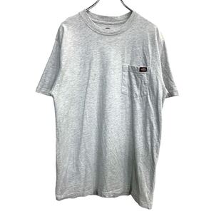 Dickies 半袖 ポケットTシャツ Lサイズ ディッキーズ グレー 古着卸 アメリカ仕入 t2407-3792