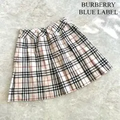 BURBERRY LONDON ノバチェック 膝上丈 プリーツスカート キッズ