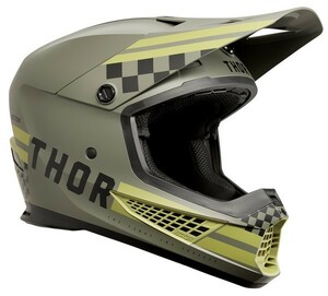 Mサイズ ヘルメット THOR24 SECTOR2 COMBAT アーミー/ブラック 日本専用設計［SG規格］［MFJ公認］オフロード 正規輸入品 WESTWOODMX