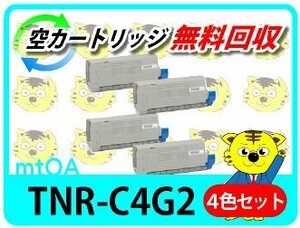 リサイクルトナー TNR-C4GK2/C2/M2/Y2 再生品 【4色セット】