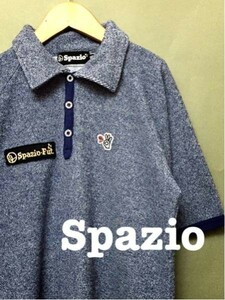 Spazio スパッチオ パイル生地 ポロシャツ半袖 サイズS &