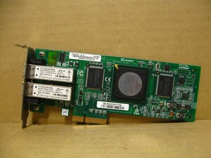 ▽QLOGIC PX2510401-23 QLE2462 4Gbps FC HBA PCI-EX ロープロ 中古 IBM 39R6593 39R6528