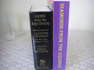 オカルト英文洋書 Aleister Crowley 2冊 アレイスター・クロウリー Diamonds from the Equinox、Gems from the Equinox「春秋分点」C6